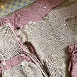 Conjunto punto jersey cruzado