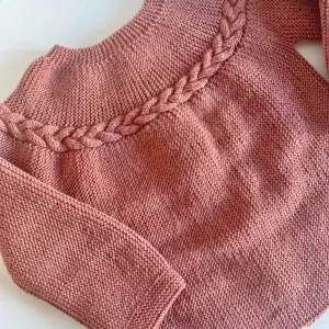 Jersey handmade trenza