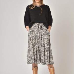 Falda estampado cachemire