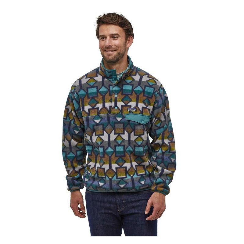 Polar LW Synchilla Snap-T Pullover Hombre Azul - Imagen 3