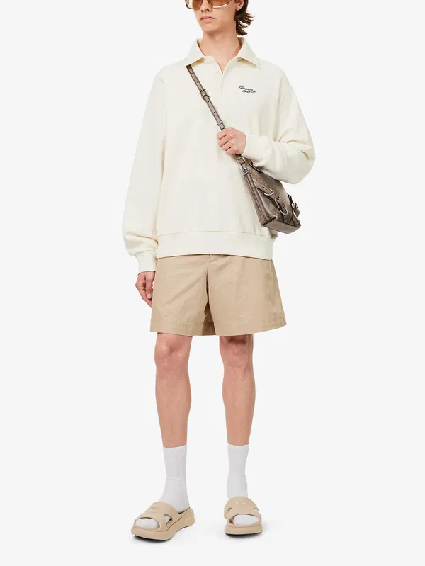 Givenchy Monogramed Print Beige Short - Imagen 2