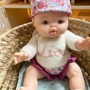 Muñeca braguita y jersey nombre