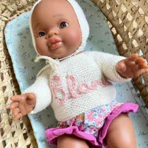 Muñeca jersey nombre y braguita