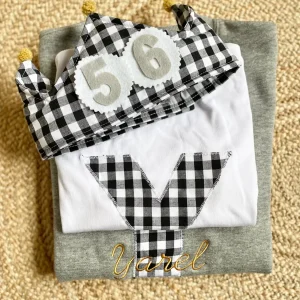 Pack cumpleaños corona, sudadadera y camiseta