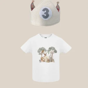 Pack corona y camiseta fiesta en el bosque