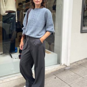 Pantalón ancho de raya diplomática