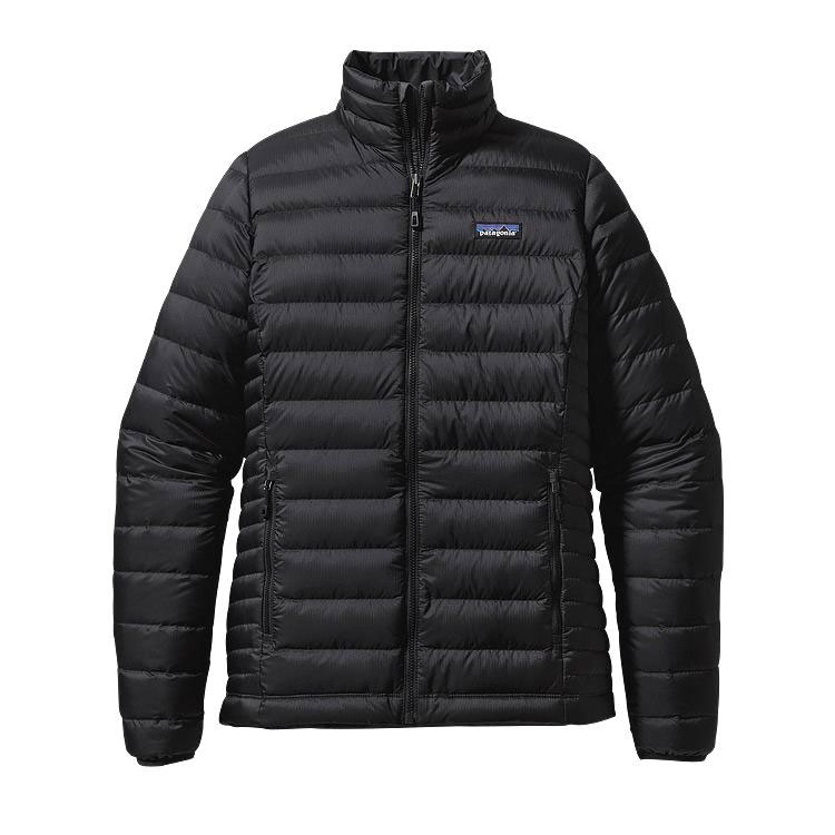 Parka Pluma Down Sweater Jacket Mujer Negro