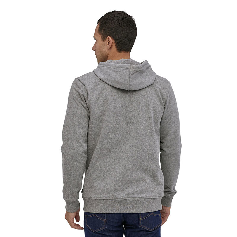 Polerón P-6 Logo Uprisal Hoody Hombre Gris - Imagen 3