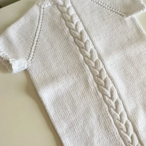 Pelele trenza manga corta
