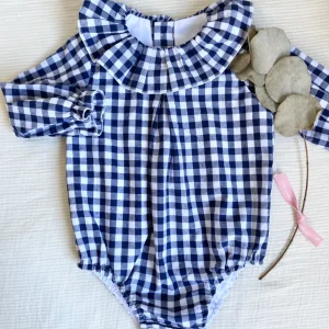 Pelele vichy marino