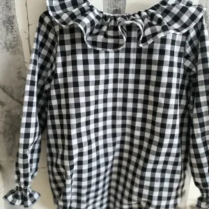 Pelele vichy negro