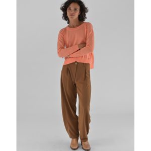 Jersey de punto fino naranja