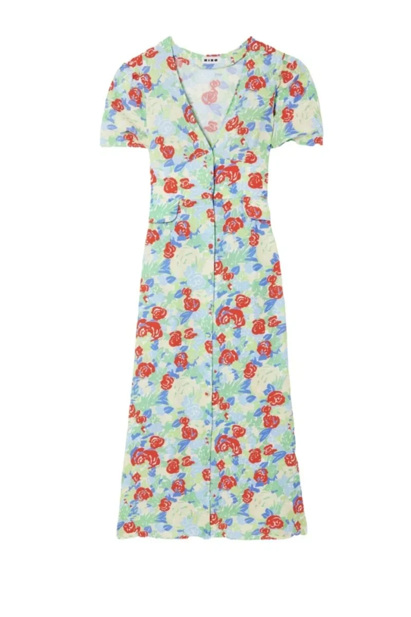Rixo London Jackson Floral Crepe Mini Dress - Imagen 2