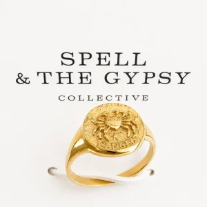 Spell & The Gypsy Cancer Star Sign Star Gazer Zodiac Ring Size 9