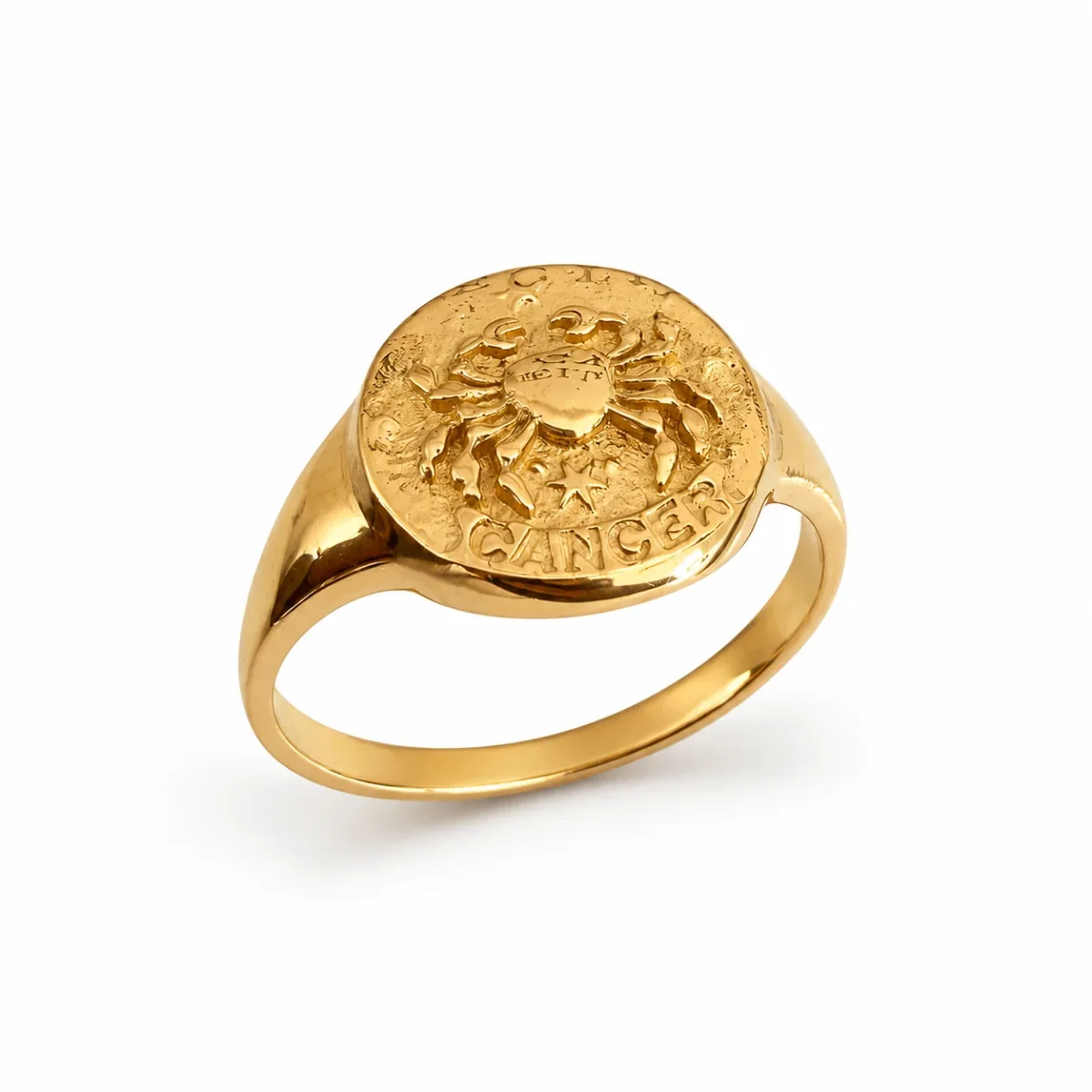 Spell & The Gypsy Cancer Star Sign Star Gazer Zodiac Ring Size 9 - Imagen 3