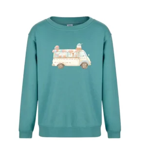 Sudadera verde helados