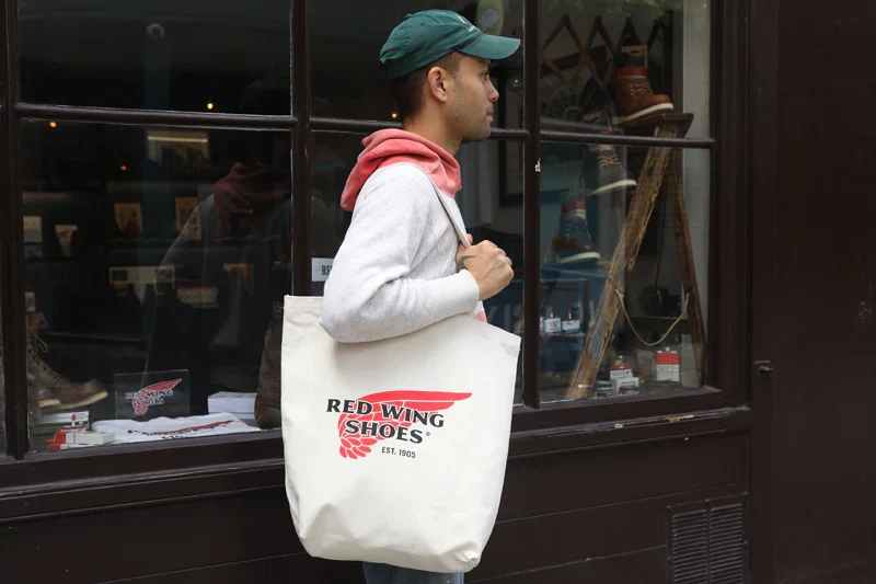 Red Wing Shoes Large Strong Canvas Tote Bag - Imagen 3