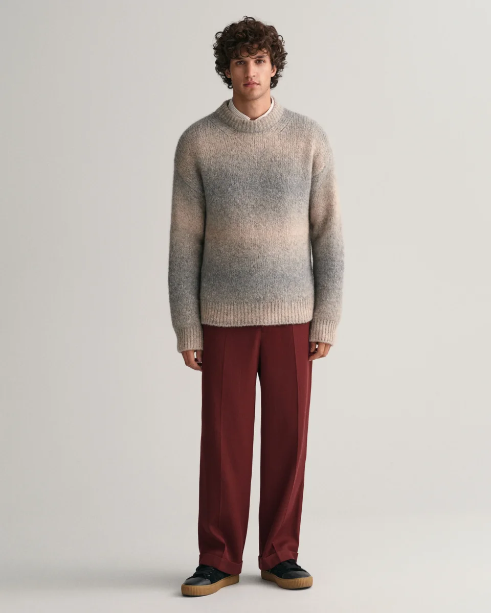Gant Burgundy Wool Twill Suit Pant - Imagen 3