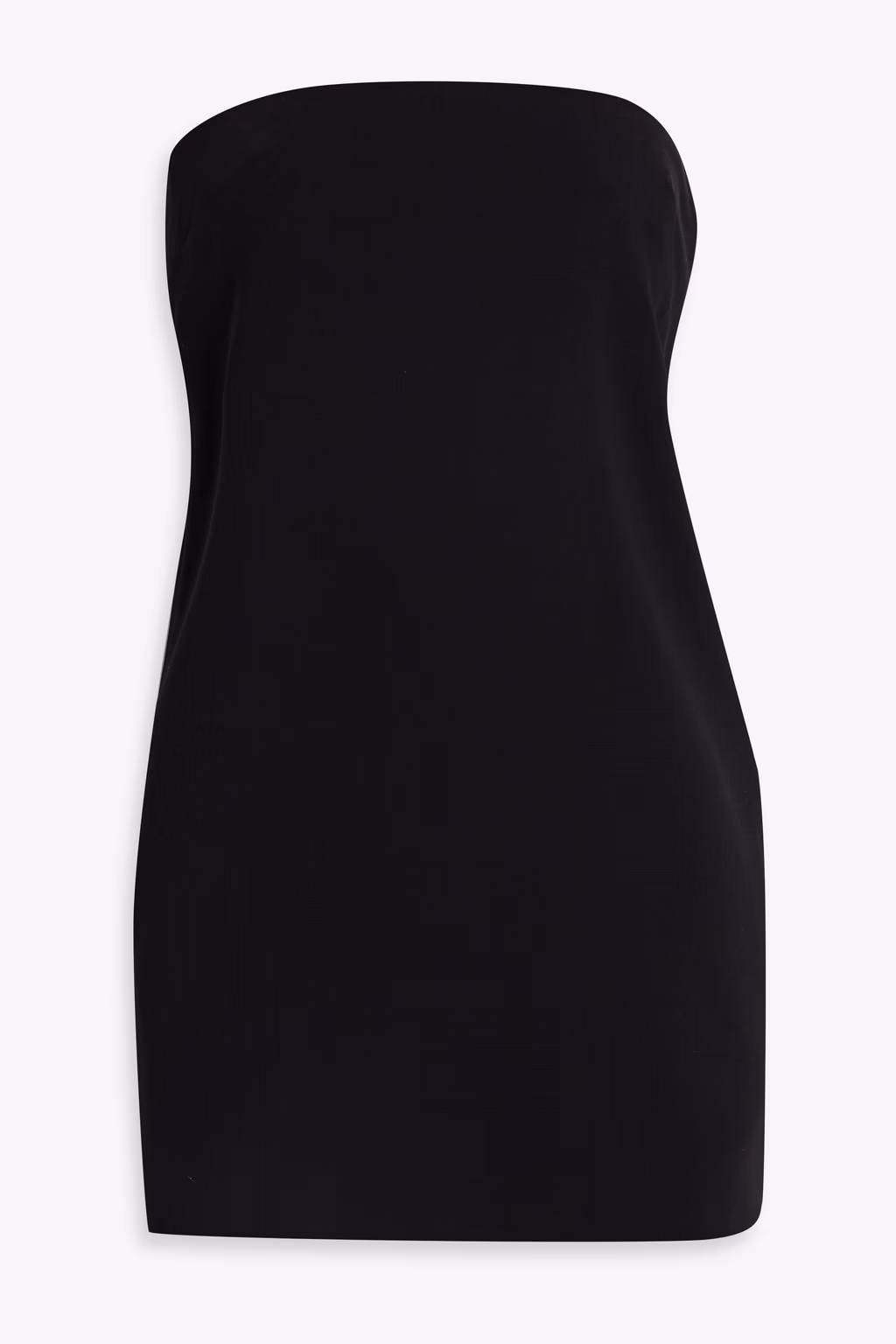 16Arlington Black Blaise Satin Strapless Mini Dress - Imagen 3