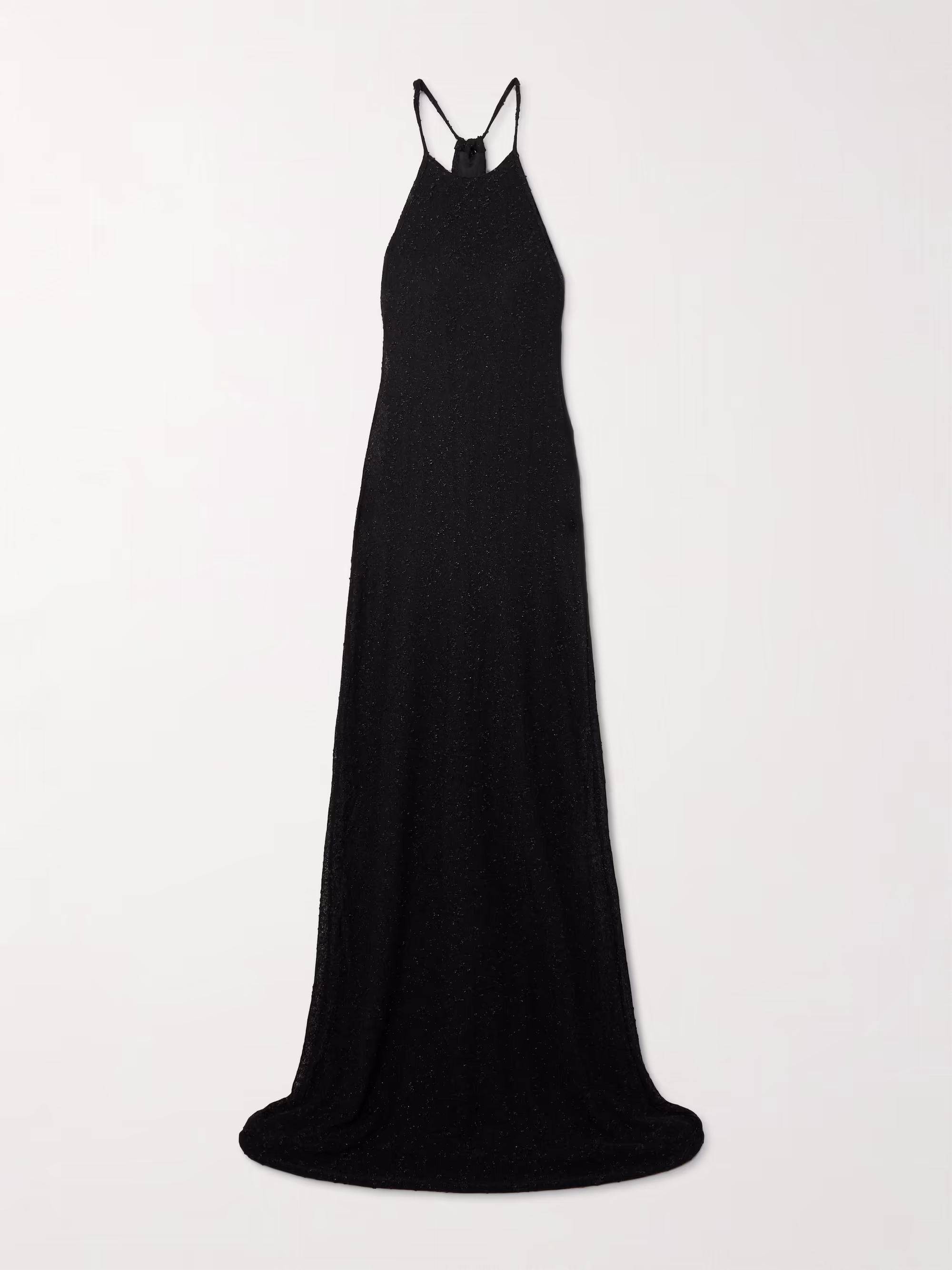 Christopher Esber Metallic Black Knitted Maxi Dress - Imagen 3