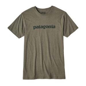 Polera Text Logo Hombre Verde