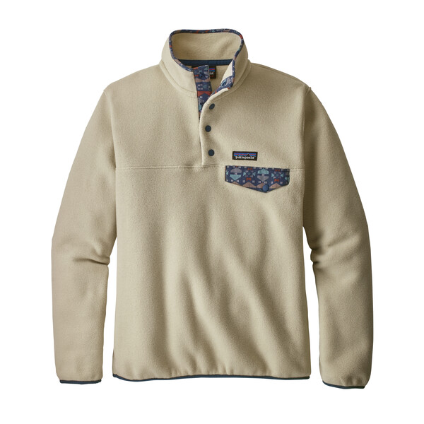 Polar LW Synchilla Snap-T Pullover Mujer Azul / Beige