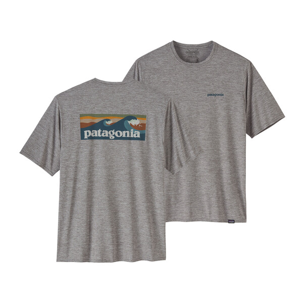 Polera Hombre Capilene® Cool Daily Graphic Shirt – Gris - Imagen 2