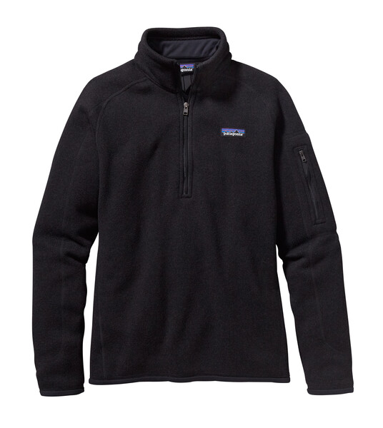 Polar Better Sweater 1/4 Zip Mujer Negro