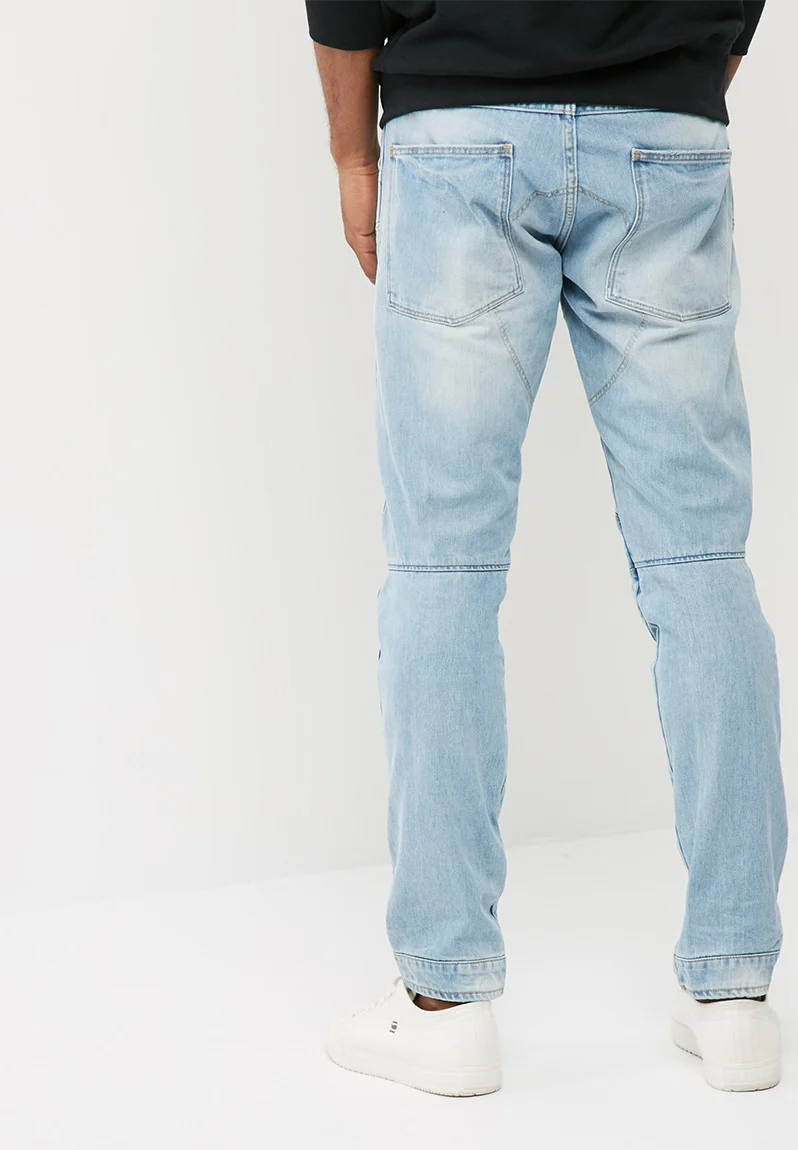 G-Star 5620 Slim Nippon Denim Light Aged Blue Jeans - Imagen 6
